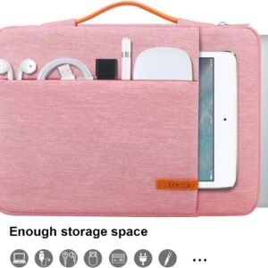 Alternative view of Lacdo Housse Ordinateur Protection Portable pour 14 pouce New MacBook Pro M4/M3/M2/M1 Chips Pro Max A3112 A3401 A3185 A2918 A2992 A2779 2024-2021, 13.8" Surface Laptop 7th Copilot+PC 2024, Rose