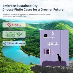 Alternative view of Fintie Étui Hybride Fin pour iPad Air 13" (M3) 2025, (M2) 2024 Porte-Stylet intégré, Coque Antichoc à Dos Transparent, Chambre de sorcière