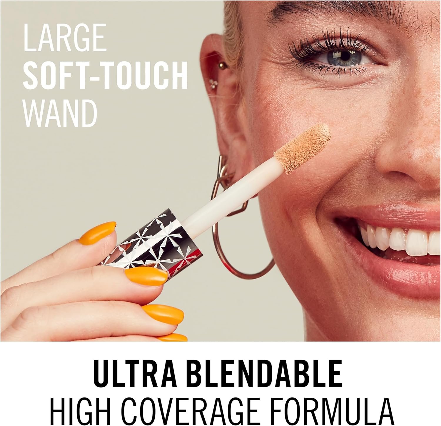 Rimmel London The Multi-Tasker, anti-cernes, jusqu'à 24 heures de tenue, hydratation longue durée, formule hautement pigmentée, facile à estomper, formule vegan, 10 ml, 060 Nude – Image 4