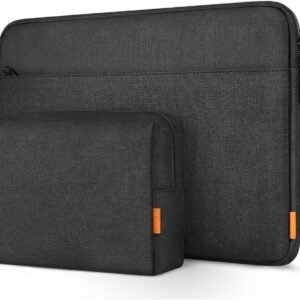 Inateck Housse Ordinateur 15-15,6 Pouces Compatible avec Chromebook Notebook Ultrabook, résistant aux éclaboussures, avec Poche d'Accessoires, Noir