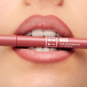Alternative view of 3INA MAKEUP - The Automatic Lip Pencil 503 - Nu - Crayon a Lèvres Nu Matte Longue Tenue - Lip Liner Waterproof avec Taille - Crayon et Pinceau Intégré - Vegan - Cruelty Free