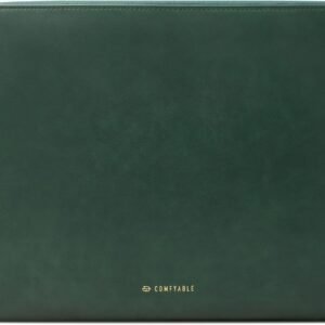 Comfyable Housse de protection fine pour ordinateur portable compatible avec MacBook Air et MacBook Pro 13/13,3/14", étui de voyage Mac, pochette pour ordinateur portable, housse fine en similicuir PU