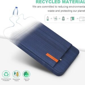 Alternative view of Lacdo Housse Ordinateur Protection Portable pour 14 Pouce New MacBook Pro M4/M3/M2/M1 Chips Pro Max A3112 A3401 A3185 A2918 A2992 A2779 2024-2021, 13.8" Surface Laptop 7th Copilot+PC 2024, Bleu