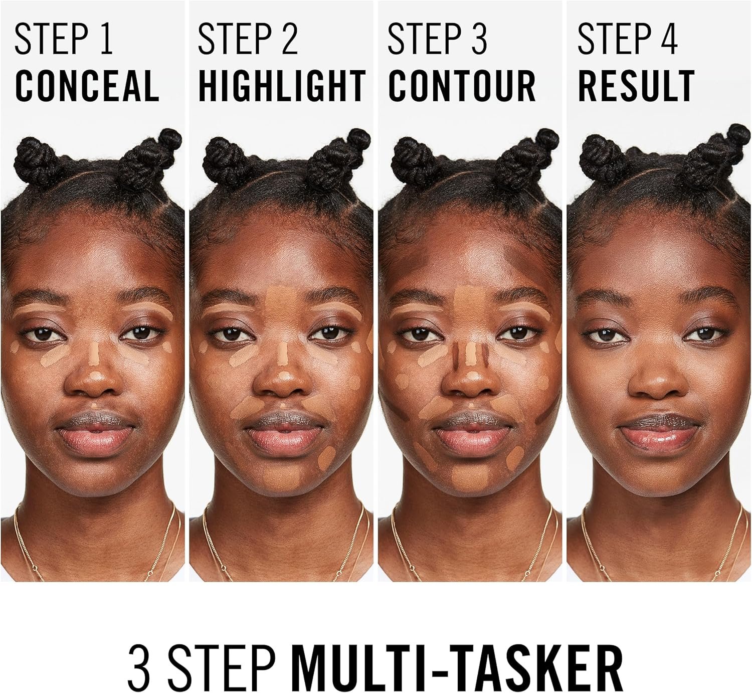 Rimmel London The Multi-Tasker, anti-cernes, jusqu'à 24 heures de tenue, hydratation longue durée, formule hautement pigmentée, facile à estomper, formule vegan, 10 ml, 060 Nude – Image 5