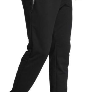 Alternative view of JustSun Jogging Homme Pantalon Survetement Coton Sport Homme avec Poche Zippée
