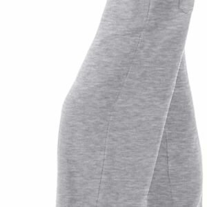 Alternative view of Pantalon de survêtement à jambe large pour fille - Taille haute - Élastique - Pantalon ample - Pantalon de sport ample - Pantalon de jogging décontracté uni uni avec poches