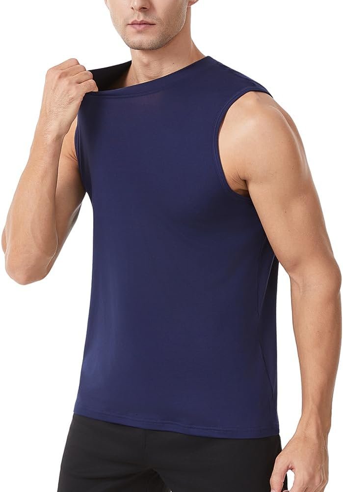 Débardeurs de Sport pour Hommes, Gilet de Course sans Manches, Chemises de Musculation athlétiques – Image 2