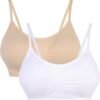 Vertvie Lot de 2/3 brassières pour femme sans armature, brassière de sport, A0AUP0DX2X6Z