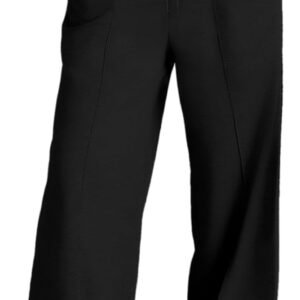 Pantalon Jogging Femme Large Pantalons de Sport avec Poches Taille Élastique Pantalon Survetement Ample pour Running Fitness Yoga Training Pants Sportswear