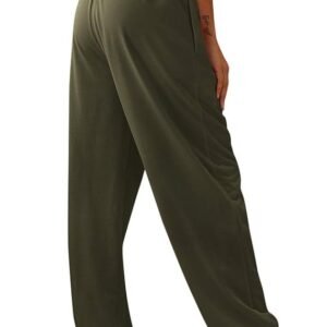 Alternative view of Femme Uni Sarouel Jogging Pantalon Ample avec Poches Elastique Taille Haute Baggy Fitness Tracksuit Bottoms Sport Harem Pants Casual