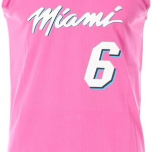 Miami Maillot de Basket Rose Homme Miami 6