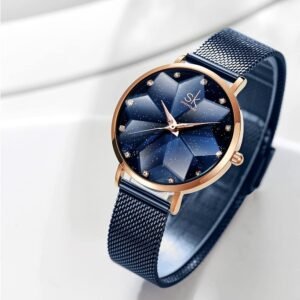 Alternative view of SHENGKE Ladies Montre-Bracelet Creative Femme Marque de Montres de Luxe Montre Robe en Maille Femme Montre