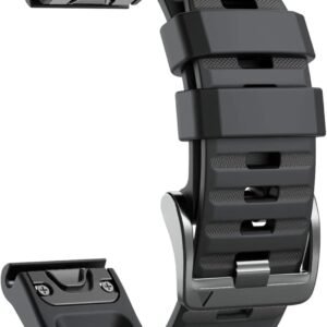 NotoCity Bracelet pour Garmin Fenix 6x Pro/7x, Bracelet de Remplacement 26mm pour Garmin Fenix 5x/6x/5x Plus/7x Pro/Fenix 3/HR, Descent MK1, Quatix 7X, Enduro/2, Epix Pro 51mm