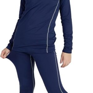 LAPASA Ensemble de sous-Vêtements Thermiques Garçon Enfant Haut Manches Longues et Pantalon pour Sport & Activités Extérieures Automne/Hiver 4-13 Ans B21