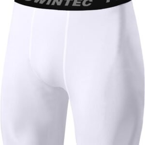 Shorts de Compression pour Hommes Court de Sport Running Collants à Séchage Rapide Couche de Base l'Entraînement Pantalons Respirant Leggings pour Fitness Workout Football Cyclisme