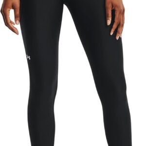 Under Armour HG Armour HiRise Leg, Legging de sport confortable et respirant, Pantalon de sport pour femme Femme, Black / White, L