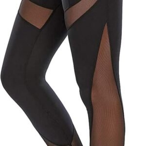 Legging de sport pour femme avec taille haute, Yoga, fitness et gym, Pantalon long