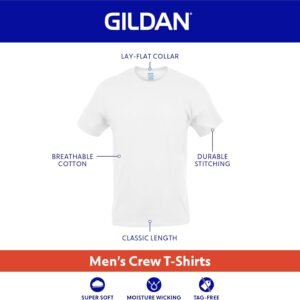 Alternative view of Gildan Crew T-Shirts, Multipack, Style G1100 sous-vêtement Homme (Lot de 12)