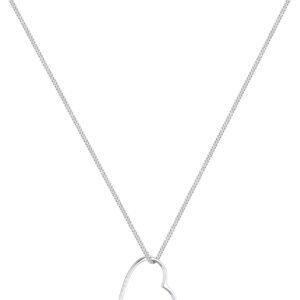 Alternative view of Elli Collier Femme Pendentif Coeur Filigrane en Argent Sterling 925