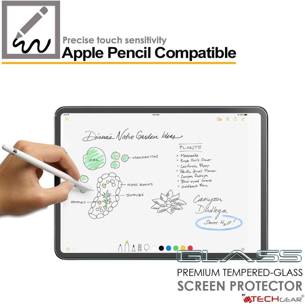 TECHGEAR Anti éblouissement Mat Verre pour iPad Air 5 5eme Generation, iPad Air 4 4eme Génération - MATTE Anti Glare - Mat Anti Reflet en Verre Trempé Compatible avec iPad Air 10.9 pouces 2022/2020 – Image 6