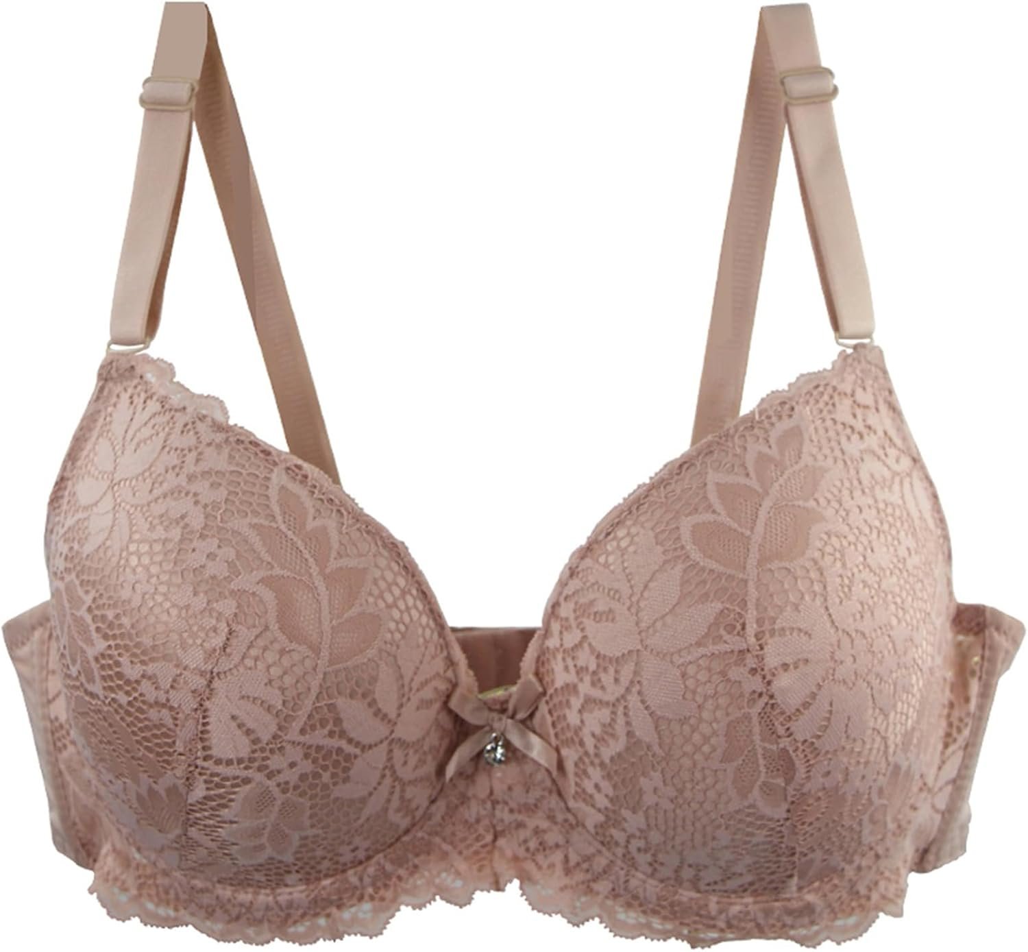 Lot de 3 Soutien Gorge Femme Dentelle Brassiere sans Couture Gainant Soutien Gorgé de Sport pour Brassière Dos Nu Grande Taille Lingerie Confortable au Quotidien – Image 3