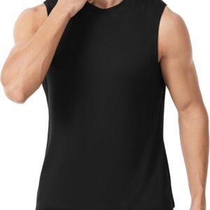 Débardeurs de Sport pour Hommes, Gilet de Course sans Manches, Chemises de Musculation athlétiques