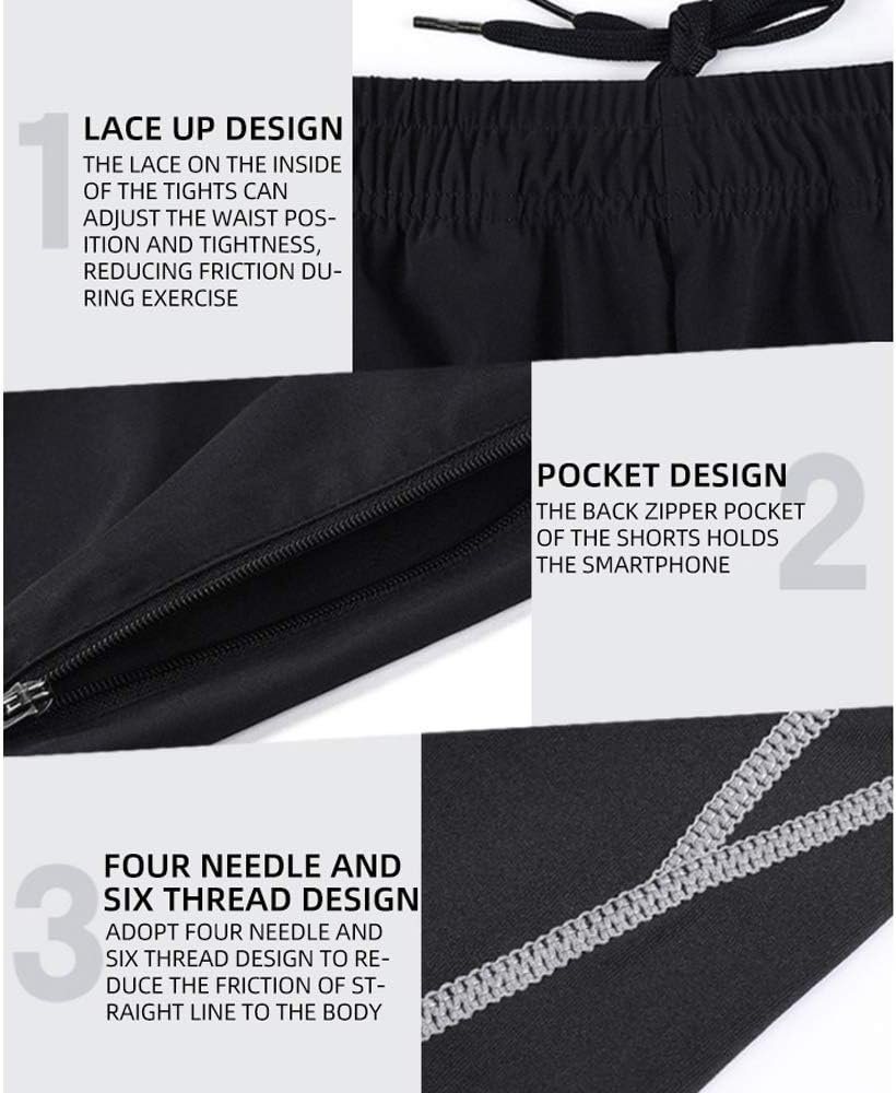 Ensemble de survêtement pour Homme Ensemble de Sport 5 pièces Vêtements de Sport Extensibles Ensemble de Course à Pied pour Entraînement de Fitness – Image 3