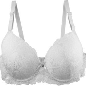 Alternative view of Lot de 3 Soutien Gorge Femme Dentelle Brassiere sans Couture Gainant Soutien Gorgé de Sport pour Brassière Dos Nu Grande Taille Lingerie Confortable au Quotidien