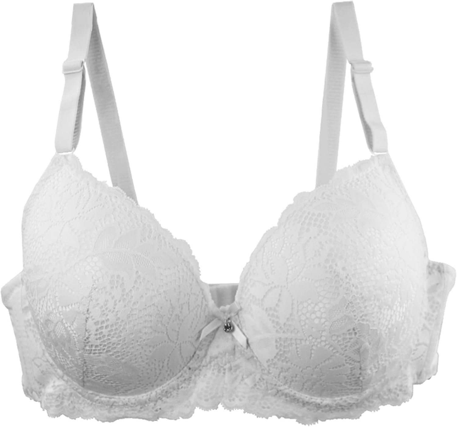 Lot de 3 Soutien Gorge Femme Dentelle Brassiere sans Couture Gainant Soutien Gorgé de Sport pour Brassière Dos Nu Grande Taille Lingerie Confortable au Quotidien – Image 2