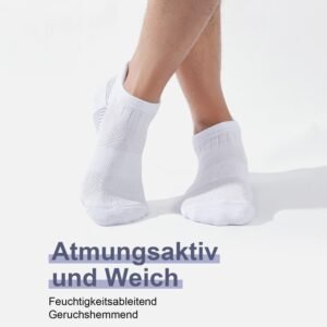Alternative view of Lapulas Chaussettes Homme Femme, 6 Paires Chaussettes de Basse Sport Courtes Cotton, Socquettes Respirant Running Randonnée Unisexe 43-46 39-42 35-38 47-50