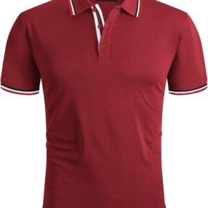 SwissWell Polo Homme Manches Courtes Golf Respirant Tshirt Polos de Sport Homme Eté Séchage Rapide Tennis Chemises
