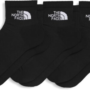 THE NORTH FACE NF0A882GJK3 MULTI SPORT CUSH QUARTER SOCK 3P Socks Homme TNF BLACK Taille L
