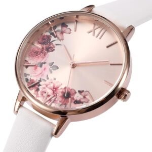 Alternative view of Montres Femmes Bracelet en Cuir Montres à Quartz de Luxe étanche Mode Montre-Bracelet créative pour Femmes Filles Dames