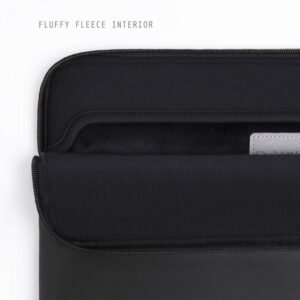 Alternative view of Comfyable Housse pour Ordinateur Portable 13-14 Pouces Compatible avec MacBook Air/Pro 13 2025-2018, MacBook Pro 14 M4 2024-2021, Pochette en Cuir pour Mac Étanche, Noir
