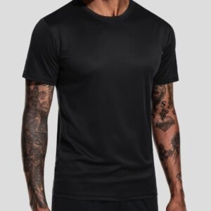 Alternative view of Lot de 5 T-Shirts Hommes Unis à Col Rond, Polyester ou Coton
