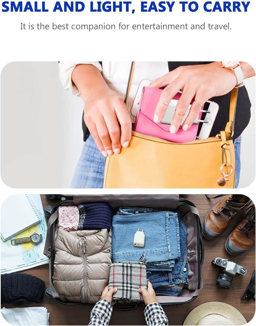 Kit 4 Pièces Chargeur 20W Double Ports USB-C/USB-A avec 2 Câbles 2m C-C et A-C pour iPhone 16/15/14/13, iPad, Samsung Galaxy – Chargeur Rapide, Compatible Multi-Appareils – Image 6