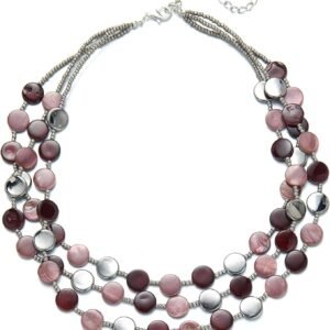 FULU AUTUMN Collier de Perles en Coquillage Turquoise pour Femmes Collier à Pendentif en Couches Bohémien D'été Costumes de Plage Bijoux pour Femmes