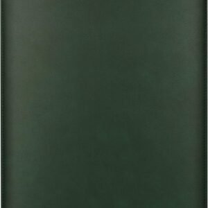 Comfyable Housse pour Ordinateur Portable 14 Pouces Précisément Compatible avec MacBook Pro 14 M4 M3 M2 M1 Pro/Max 2024-2021, Étui en Simili-Cuir, Vert