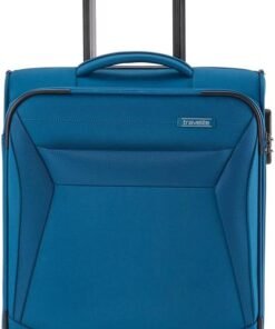 Alternative view of travelite valise 4 roues bagage à main coque souple, IATA bagage à bord mesure ; Série CHIOS, trolley avec protection des bords + fonction d'accrochage, 55 cm, 34 litres