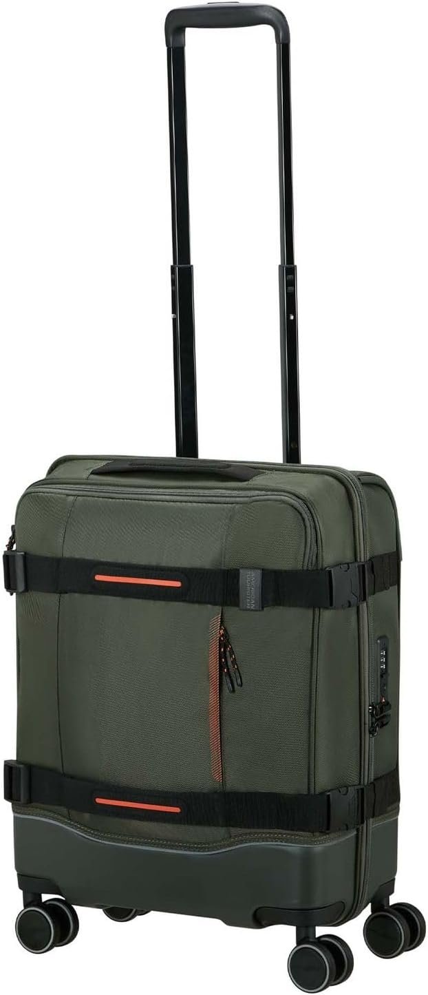 American Tourister Urban Track - Spinner S, Sac à Main, 55 cm, 41,5 L, Vert (Kaki foncé) – Image 3