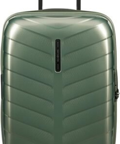 Samsonite Attrix - Spinner S, Bagages à Main Extensibles, 55 cm, 38/44 L, Vert (Basil Green)