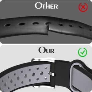 Alternative view of Bracelet de Remplacement pour Xiaomi Mi Band 7/Xiaomi Mi Band 6, Silicone Bracelet de Sport pour Xiaomi Mi Band 5, Bracelet de Rechange Compatible avec Xiaomi Mi Band 7/6/5