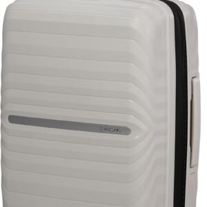 Samsonite Neo Flux - Spinner S Slim, Manipulation Extensible, 55 cm, 39/45 L, Beige (Neutre Chaud)