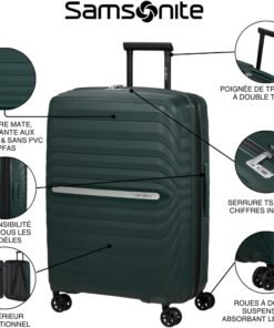 Alternative view of Samsonite Neo Flux - Spinner S Slim, Manipulation Extensible, 55 cm, 39/45 L, Beige (Neutre Chaud)