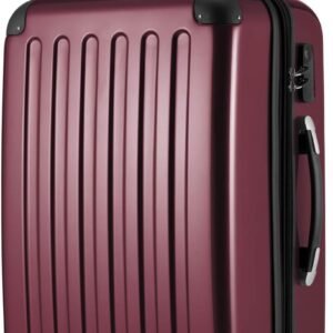 HAUPTSTADTKOFFER® "Alex – Valise Rigide - Brillante (74 litres, Bordeaux)