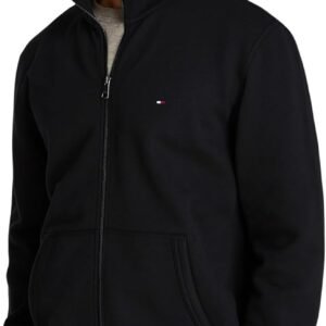 Tommy Hilfiger Essential Fleece Zt Stand Collar Mw0mw38083 Sweat-Shirt zippé Homme