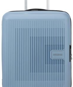 American Tourister Aerostep - Spinner S, Bagage à Main Extensible, 55 cm, 36/40 L, Gris (Soho Grey)