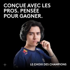 Alternative view of Logitech G PRO X 2 LIGHTSPEED Casque audio bluetooth, micro-casque détachable, enceinte graphène 50 mm, DTS:X Casque 2.0—7.1 Surround, Bluetooth/USB/3,5 mm Aux, PC, PS5, PS4, Nintendo Switch - Blanc