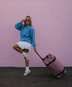 Alternative view of American Tourister Urban Track - Sac de Voyage à 2 Roues, 55 cm, 55 L, Rose (Lilas Pink)