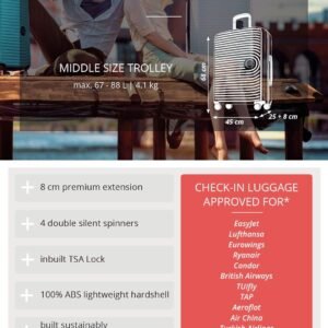 Alternative view of Hauptstadtkoffer Mitte Bagage - Ensemble de Bagage, Korall, 68 cm (M)